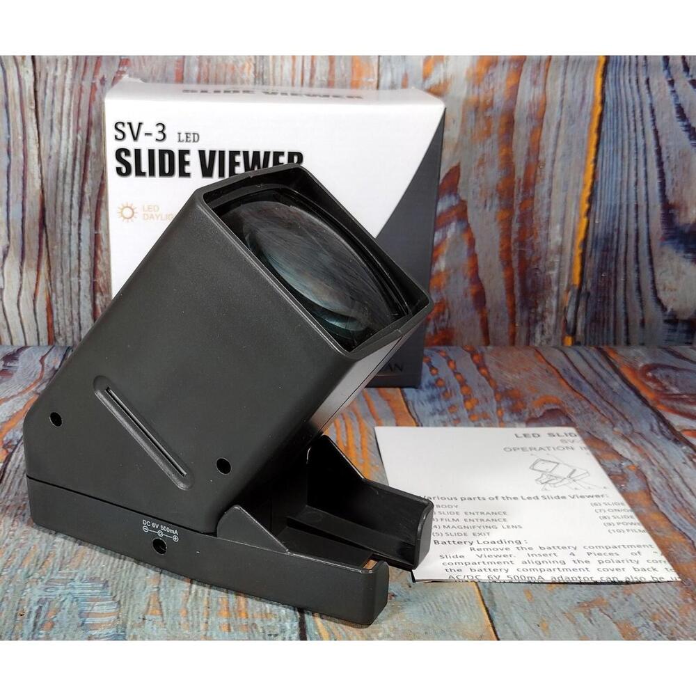 SV-3 LED Slide Viewer with‎ 3X Magnification and LED Daylight - Picture 7 of 16